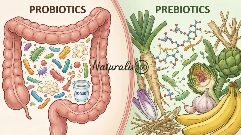 probiotics vs prebiotics