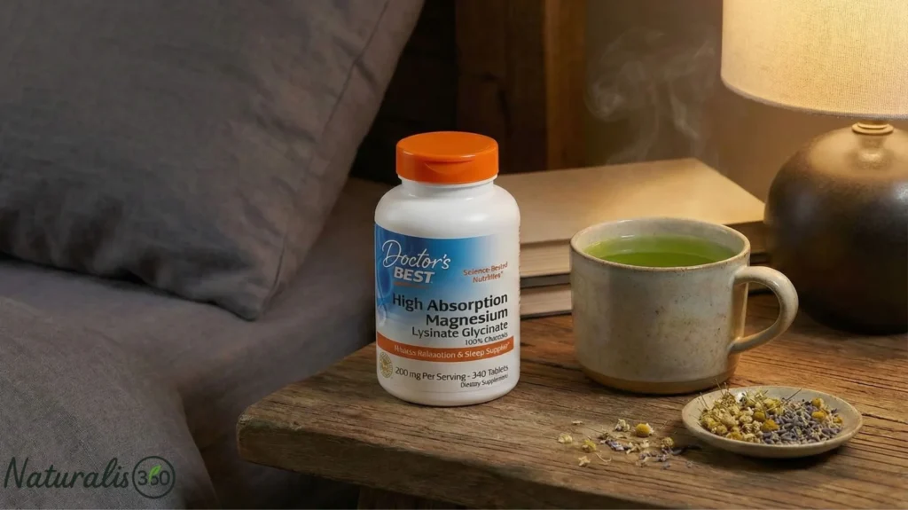 sleep optimization supplements magnesium glycinate and l theanine for deep sleep